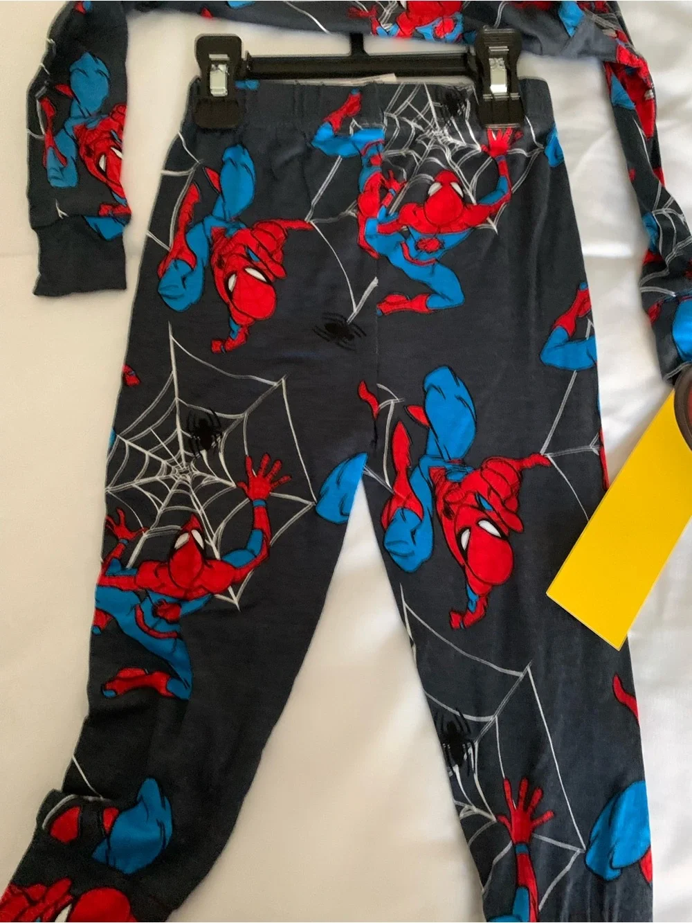 Marvel Spider-Man Kids Pajama Set in Black, Red, Blue